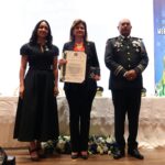 Cientos de oficiales y autoridades distinguidos en acto de la Policía Nacional en el IPES