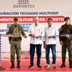 Presidente Abinader inaugura techado multiuso en el Campamento 16 de Agosto y comparte un almuerzo navideño con más de 2,500 soldados