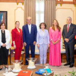 Presidente Abinader recibe en visita de cortesía a la presidenta del Gobierno de las Islas Baleares, Margalida Prohens Rigo, en el Palacio Nacional