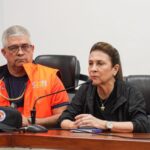 Carolina Mejía informa intervención en varios sectores del DN tras fuertes lluvias