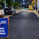 Caasd asfalta 12,000 metros cuadrados de calles luego de trabajos para optimizar servicio en distintos sectores